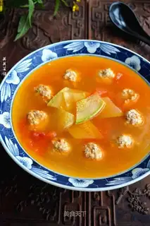 Tomatoball soup