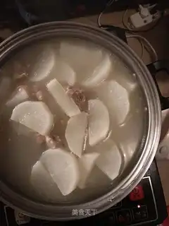 Roach and lamb stew