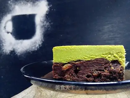 Brownie makes cheesecake