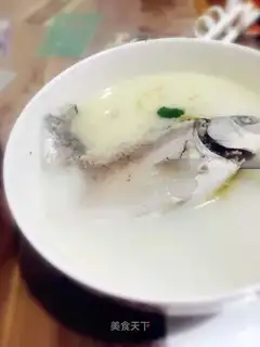 Cream fish soup