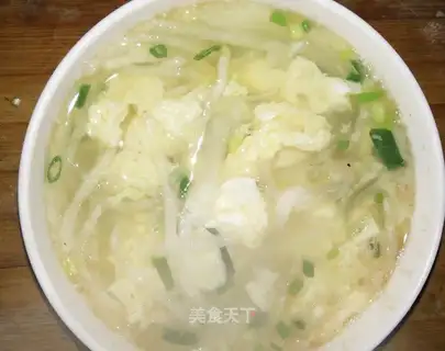 radish egg soup