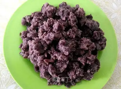 Homemade red bean sand