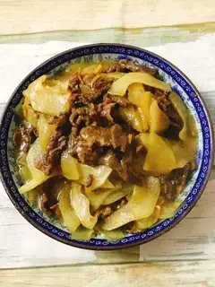 Beef papaya