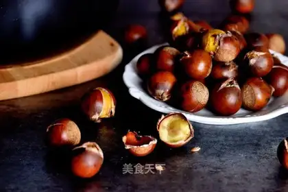 Baked chestnuts