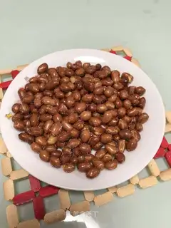 Fry peanuts