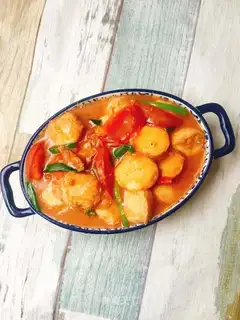 Red burning Japanese tofu