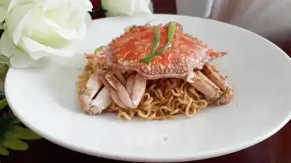 Crab noodles
