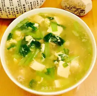 Scrawny tofu soup