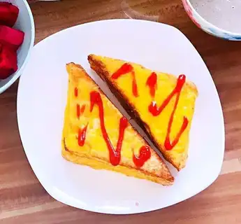 Egg fluid sandwich