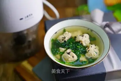 Lotus meatball soup