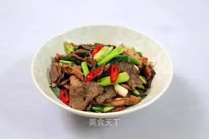 Garlic pork liver