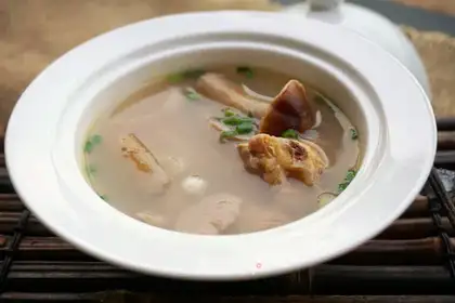 Fish chicken soup