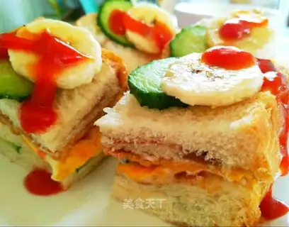 A sandwich breakfast