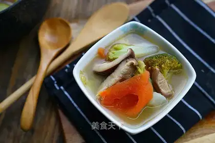 The mushroom soup