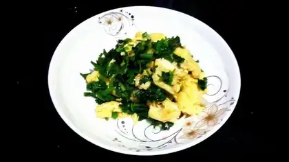 Snow cream fried eggs