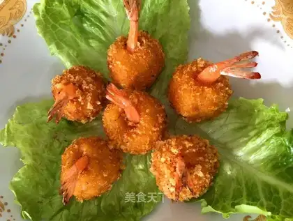 Fried shrimp balls