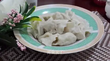 Porridge pork dumplings