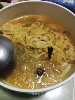 A sour dish fan soup