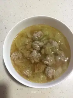 I'll have the cabbage and lamb meatball soup