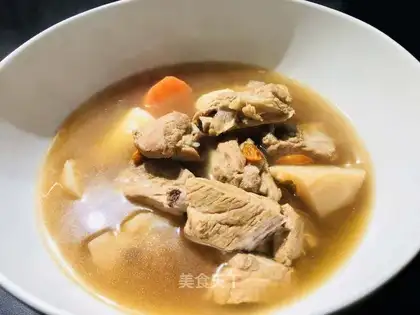 Liang's ribs soup