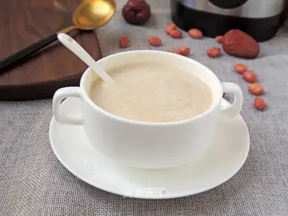 "Red-tree peanut milk."