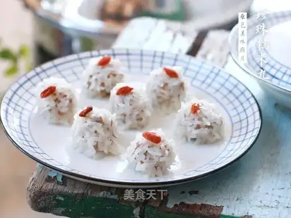 Pearl rice balls