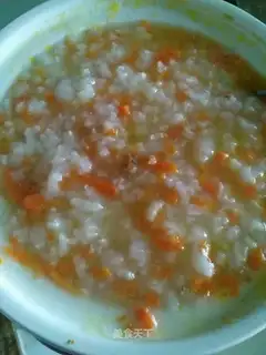 Bones, radish, thin porridge
