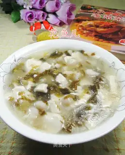 Snow pickles and tofu