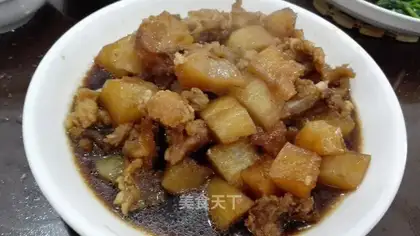 The radish gravy