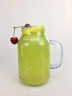 Blue lemon bubble