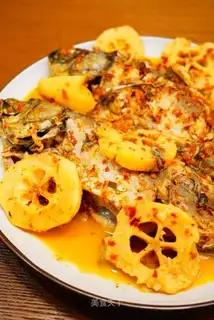 Sour papaya stew