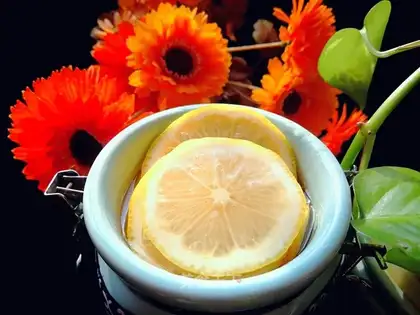 Honey lemon tea