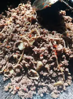 It's fried beef