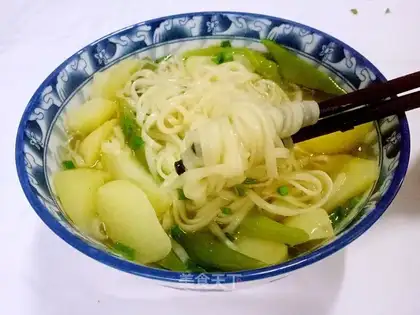 Homemade potato noodles