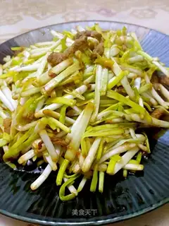 Garlic fried meat