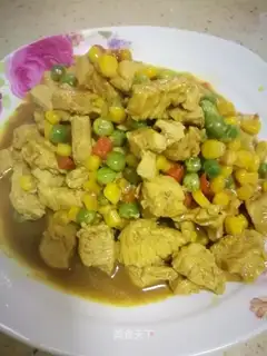 Curry and chicken
