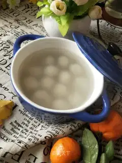 Black sesame soup