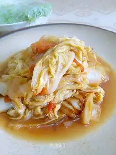 Tomato fried cabbage