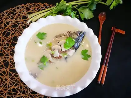 Creamfish soup