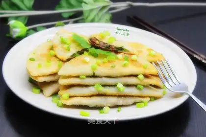 Fresh onion pancakes