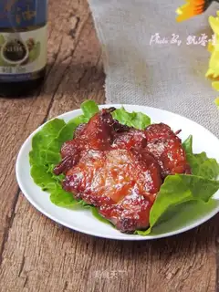 Roasted chicken leg chops