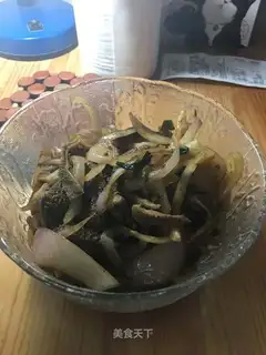 Onion fried sheep