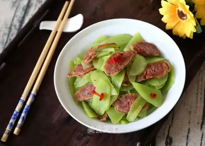 Fried sausage
