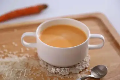 Carrot rice paste