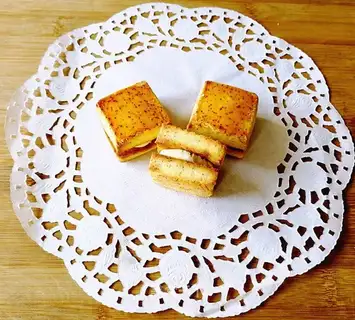 A cheese soufflé