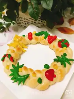 Christmas bouquet cheese bread
