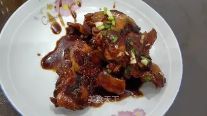 Burn chicken legs