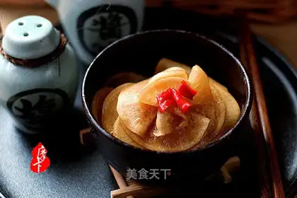 A radish sauce with a nice mouth