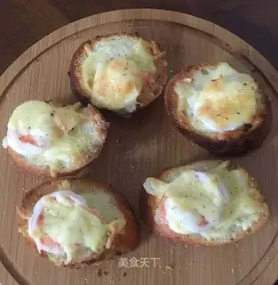 Cheese-cooked shrimp