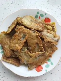 Fried swordfish